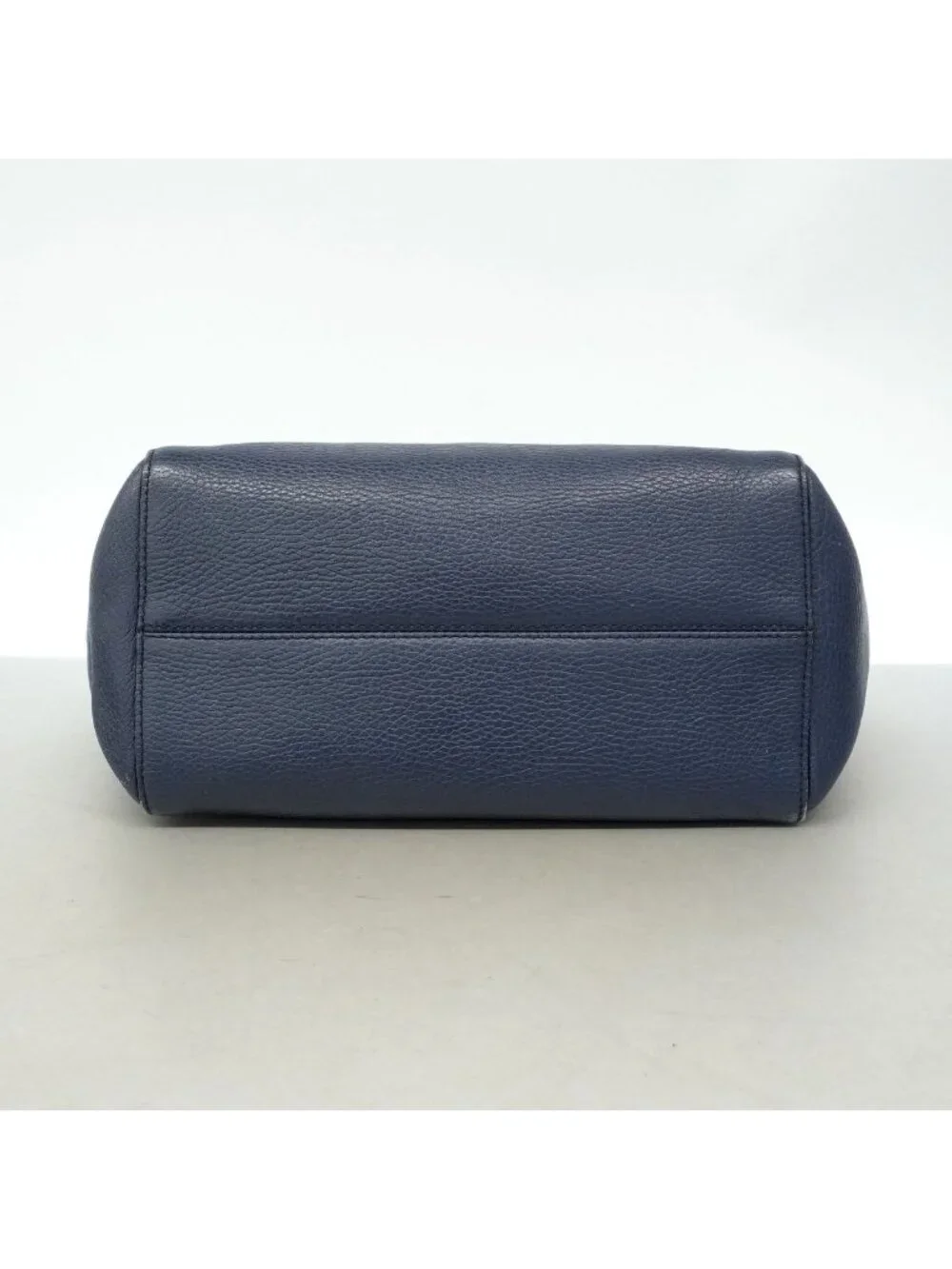 Gucci Tote Swing Leather Navy Gold